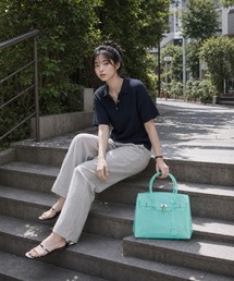 KONVINI（コンビニ）の「【KONVINI select】トレンド ジェリーバッグ JellyBag　クリアバッグ カラーバッグ A4サイズ対応　トレンド　バレエコア（ハンドバッグ）」