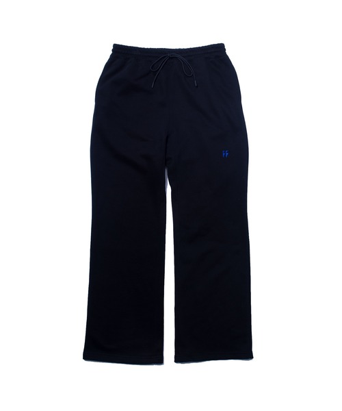 F/CE. (エフシーイー)の「F/CE. FLANNEL COTTON SWEAT EMBROIDERY PANTS / エフシーイー フランネル コットン スウェット エンブロイダリー パンツ(スウェットパンツ・メンズ・ブラック・MEDIUM/LARGE)」の1枚目の写真