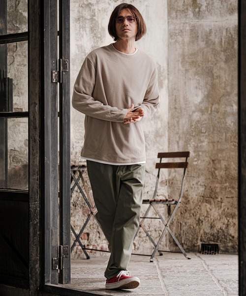 CAMBIO(カンビオ)の「mlt5815-フェイクレイヤードロンT(HLCM0291)(Tシャツ/カットソー・メンズ・ネイビー/ブルー/モカ・S/M/L)」の16枚目の写真