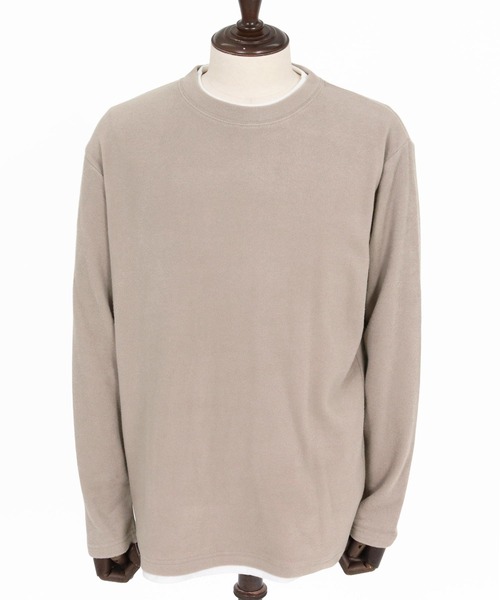 CAMBIO(カンビオ)の「mlt5815-フェイクレイヤードロンT(HLCM0291)(Tシャツ/カットソー・メンズ・ネイビー/ブルー/モカ・S/M/L)」の19枚目の写真