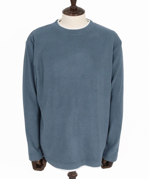 CAMBIO(カンビオ)の「mlt5815-フェイクレイヤードロンT(HLCM0291)(Tシャツ/カットソー・メンズ・ネイビー/ブルー/モカ・S/M/L)」の20枚目の写真