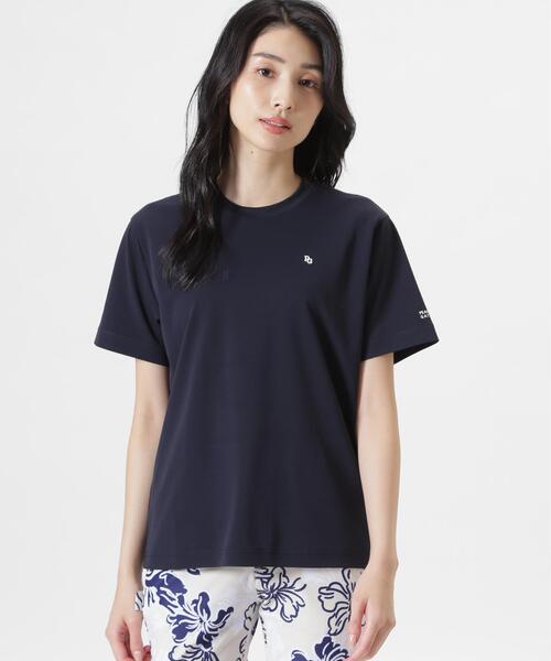 PEARLY GATES(パーリーゲイツ)の「カノコストレッチ半袖Tシャツ(Tシャツ/カットソー・レディース・ネイビー・SMALL/MEDIUM/LARGE)」の2枚目の写真