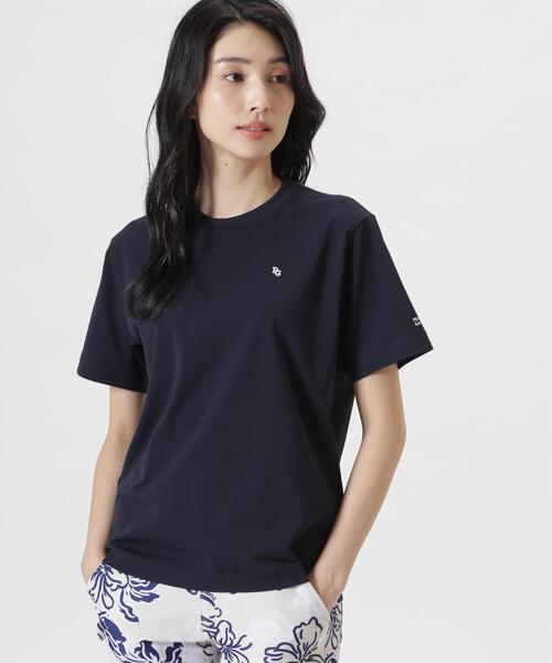 PEARLY GATES(パーリーゲイツ)の「カノコストレッチ半袖Tシャツ(Tシャツ/カットソー・レディース・ネイビー・SMALL/MEDIUM/LARGE)」の3枚目の写真