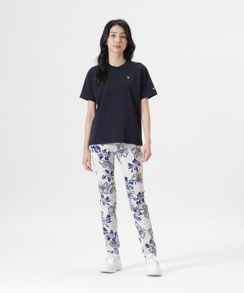 PEARLY GATES(パーリーゲイツ)の「カノコストレッチ半袖Tシャツ(Tシャツ/カットソー・レディース・ネイビー・SMALL/MEDIUM/LARGE)」の4枚目の写真