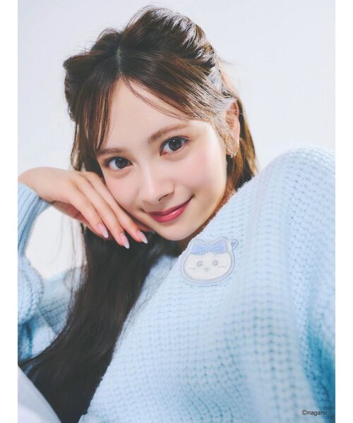 dazzlin(ダズリン)の「【ちいかわ/dazzlin specialcollection】フリルスリーブニットプルオーバー(ニット/セーター・レディース・イエロー/ピンク/ブルー・FREE)」の17枚目の写真