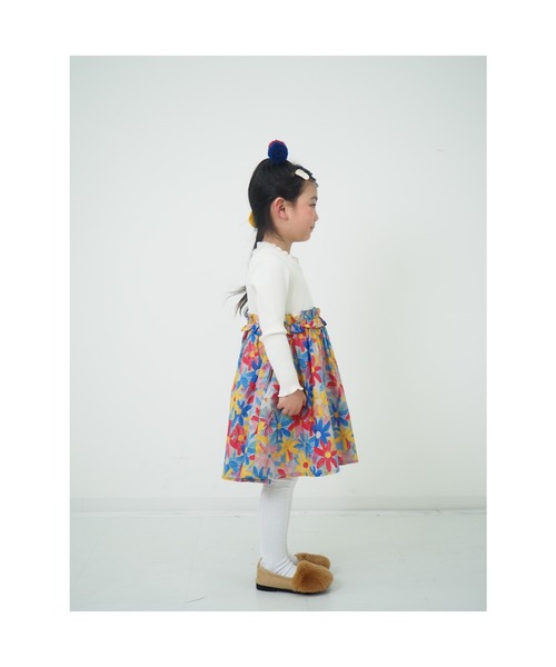 nino(ニノ)の「リボン&フラワーワンピース(ワンピース・キッズ・ピンク/アイボリー・130cm/140cm)」の15枚目の写真