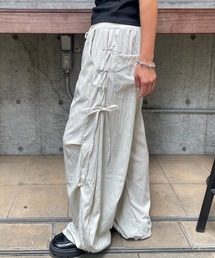 サイドスピンドル ワイドトラックパンツ