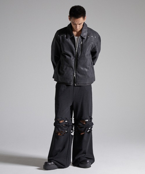 GRANCY(グランシー)の「【GRANCY】Coated Denim Blouson / コーティングデニムブルゾン(ブルゾン・メンズ・ブラック・L/M/S)」の22枚目の写真