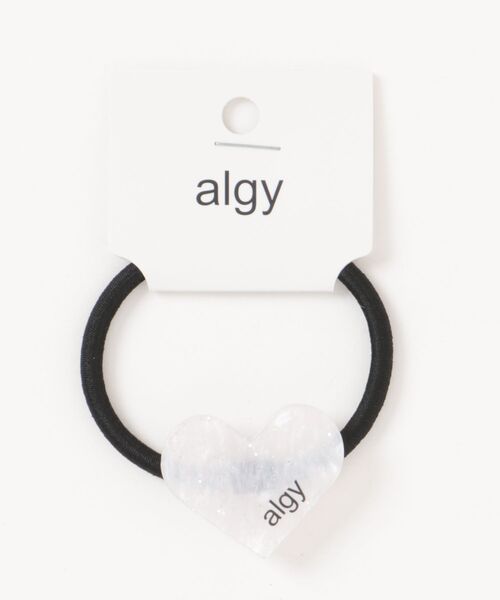 algy(アルジー)の「algyハートロゴヘアゴム(ヘアゴム・キッズ・オフホワイト/ミント/ブラック/ラベンダー・FREE)」の2枚目の写真
