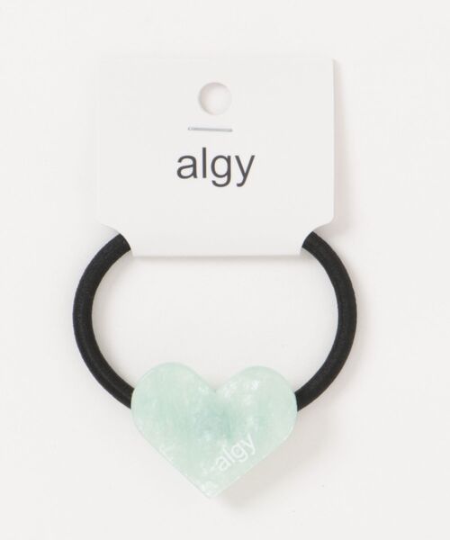 algy(アルジー)の「algyハートロゴヘアゴム(ヘアゴム・キッズ・オフホワイト/ミント/ブラック/ラベンダー・FREE)」の3枚目の写真
