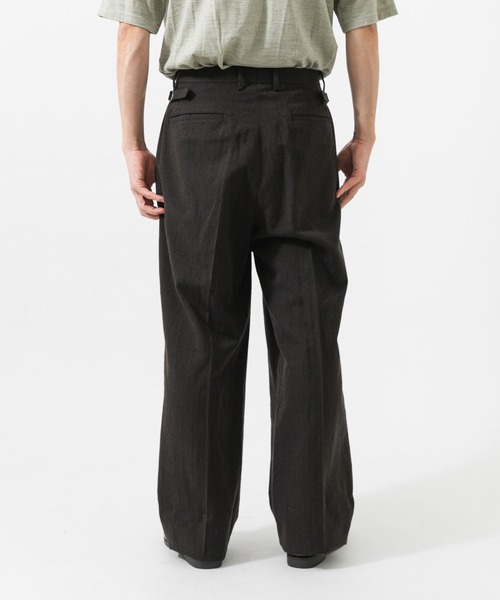 URBAN RESEARCH(アーバンリサーチ)の「new basic WOOL SILK LINEN TROUSER(スラックス・メンズ・ブラウン・LARGE/MEDIUM)」の9枚目の写真