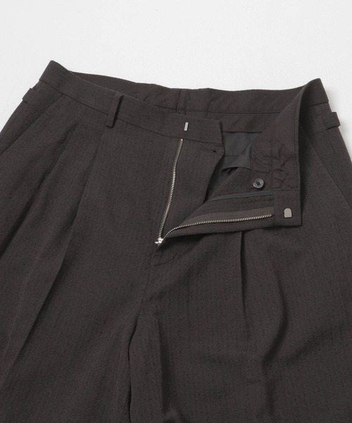 URBAN RESEARCH(アーバンリサーチ)の「new basic WOOL SILK LINEN TROUSER(スラックス・メンズ・ブラウン・LARGE/MEDIUM)」の11枚目の写真