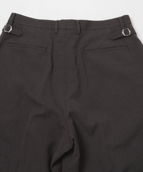 URBAN RESEARCH(アーバンリサーチ)の「new basic WOOL SILK LINEN TROUSER(スラックス・メンズ・ブラウン・LARGE/MEDIUM)」の14枚目の写真