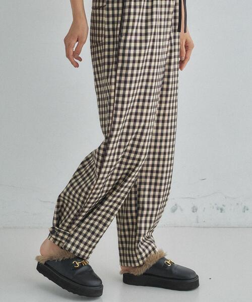 ALL NEW MART(オールニューマート)の「ラメチェック2WAYパンツ(その他パンツ・レディース・ボルドー/ブラウン系その他・38/36)」の12枚目の写真
