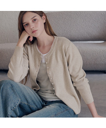 Henley button cardigan_4 Colors