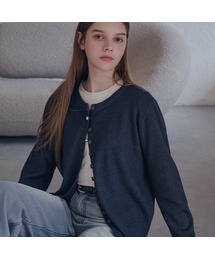 Henley button cardigan_4 Colors