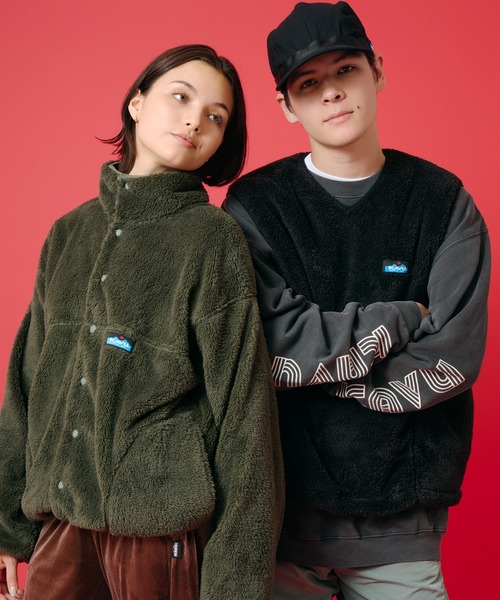 KAVU(カブー)の「KAVU/カブー Shaggy VEST/シャギーベスト(ベスト・メンズ・ブラック/ネイビー/ナチュラル/オリーブ・SMALL/MEDIUM/LARGE)」の9枚目の写真