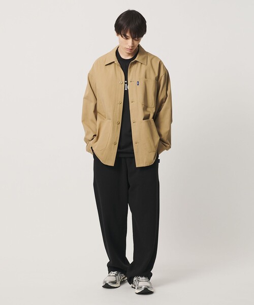 NICE WEATHER(ナイスウェザー)の「<NICE WEATHER>フレンチ カバーオール(カバーオール・メンズ・ベージュ/コバルトブルー・M/L/S)」の5枚目の写真