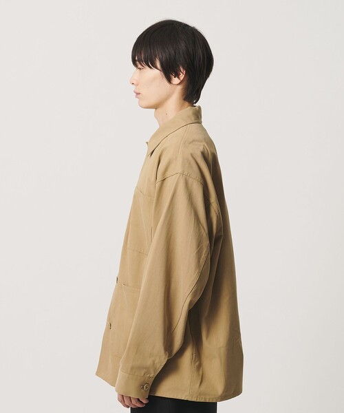 NICE WEATHER(ナイスウェザー)の「<NICE WEATHER>フレンチ カバーオール(カバーオール・メンズ・ベージュ/コバルトブルー・M/L/S)」の8枚目の写真