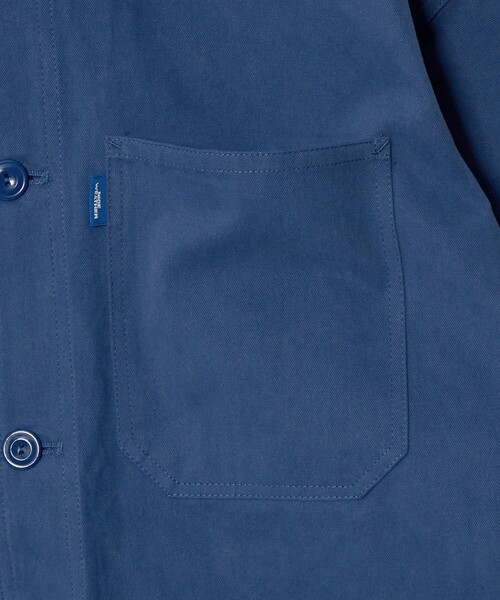 NICE WEATHER(ナイスウェザー)の「<NICE WEATHER>フレンチ カバーオール(カバーオール・メンズ・ベージュ/コバルトブルー・M/L/S)」の13枚目の写真