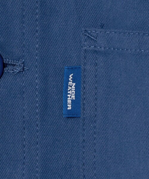 NICE WEATHER(ナイスウェザー)の「<NICE WEATHER>フレンチ カバーオール(カバーオール・メンズ・ベージュ/コバルトブルー・M/L/S)」の15枚目の写真