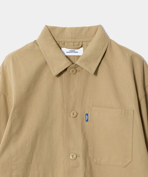 NICE WEATHER(ナイスウェザー)の「<NICE WEATHER>フレンチ カバーオール(カバーオール・メンズ・ベージュ/コバルトブルー・M/L/S)」の20枚目の写真