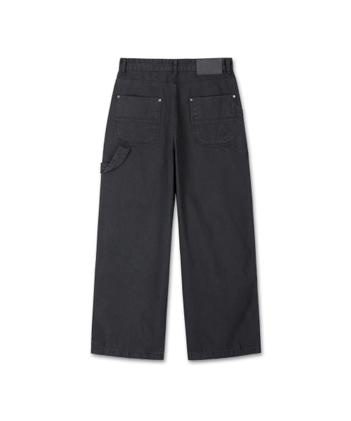 9999ARCHIVE(9999アーカイブ)の「Vintage Rugged Grain Double-Knee Pants(その他パンツ・メンズ・ブラック・3/2/1)」の3枚目の写真