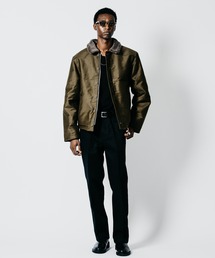 BOBBY MILITARY TWILL RELAX RUDE TROUSERS