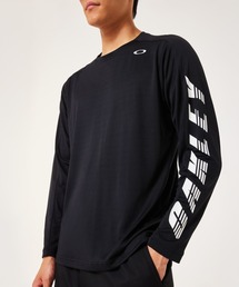 オークリー SLANT LOGO PRINT L/S TEE 12.0/Tシャツ/トレーニング/テニス/メンズ//OAKLEY