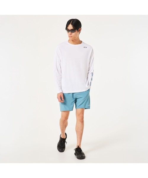 OAKLEY(オークリー)の「オークリー SLANT LOGO PRINT L/S TEE 12.0/Tシャツ/トレーニング/テニス/メンズ//OAKLEY(Tシャツ/カットソー・メンズ・ブラック/ホワイト・S/M/L)」の9枚目の写真