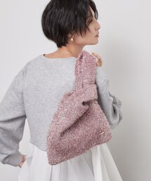 ラメニットバッグ