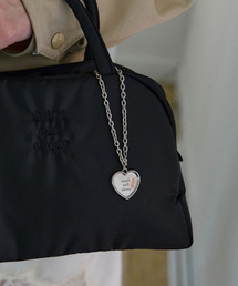 MUCU AND EBONY（ムクアンドエボニー）の「m.a.e Logo Heart Keyring _ Nickel Matte（チャーム）」