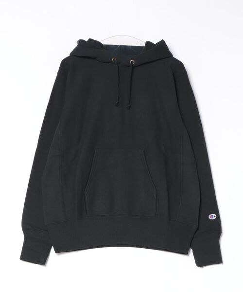 Champion(チャンピオン)の「【CHAMPION/チャンピオン】【コットン素材はアメリカ綿100%】REVERSE WEAVE リバースウィーブ 裏起毛フーデッドスウェットシャツ プルオーバーパーカー フーディ C3-Y132 サステナブルコットン エクスパンションガゼット タフ ネームタグ ユニセックス(パーカー・メンズ・グレー/ブラック/オフホワイト/ダークネイビー・X-LARGE/LARGE/MEDIUM/XX-LARGE)」の3枚目の写真