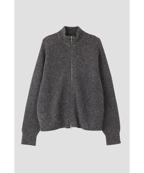 YLEVE(イレーヴ)の「YLEVE / WOOL CASHMERE DRIVERS KN(カーディガン/ボレロ・メンズ・ブルー/ブラック・5)」の5枚目の写真
