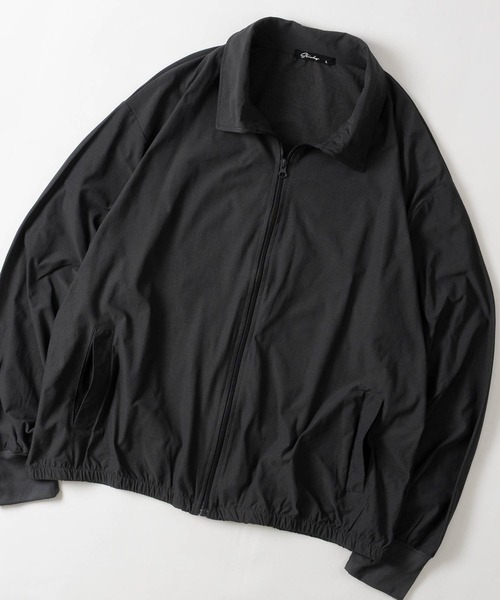 JOHN'S CLOSET(ジョンズクローゼット)の「【7】マルチファンクション 襟付きジップアップジャケット/ブルゾン UVカット/ストレッチ/速乾/イージーケア(ブルゾン・メンズ・チャコールグレー/ベージュ/カーキ/ブラック・X-LARGE/LARGE/MEDIUM)」の2枚目の写真