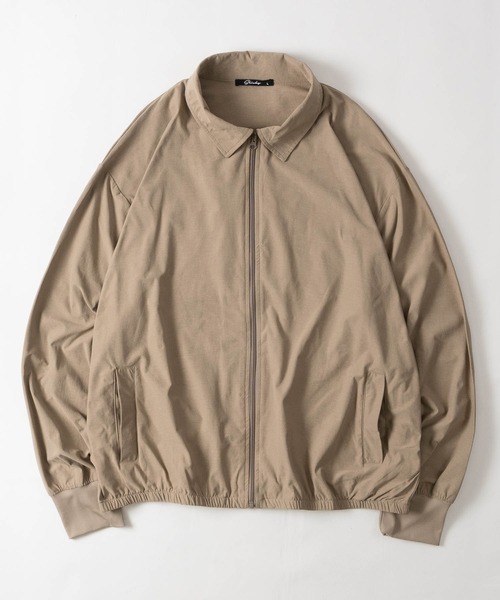 JOHN'S CLOSET(ジョンズクローゼット)の「【7】マルチファンクション 襟付きジップアップジャケット/ブルゾン UVカット/ストレッチ/速乾/イージーケア(ブルゾン・メンズ・チャコールグレー/ベージュ/カーキ/ブラック・X-LARGE/LARGE/MEDIUM)」の12枚目の写真