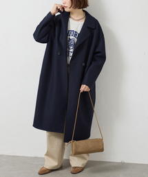 HARRIS WHARF LONDON 別注 Women dropped shoulder d.b. コート