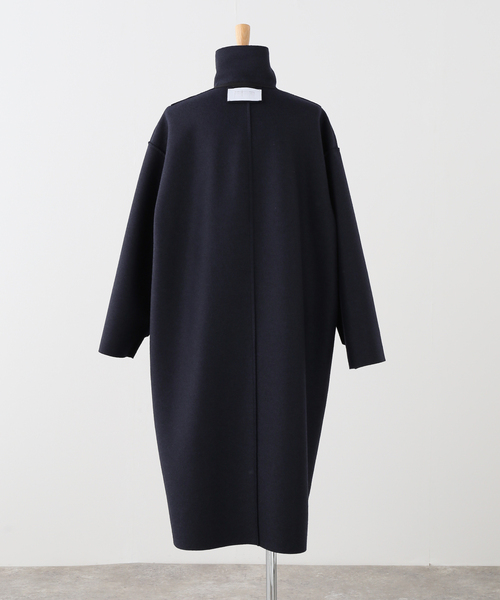 journal standard L'essage(ジャーナルスタンダードレサージュ)の「HARRIS WHARF LONDON 別注 Women dropped shoulder d.b. コート(その他アウター・レディース・ネイビー/パープル/ベージュ系その他・40)」の20枚目の写真