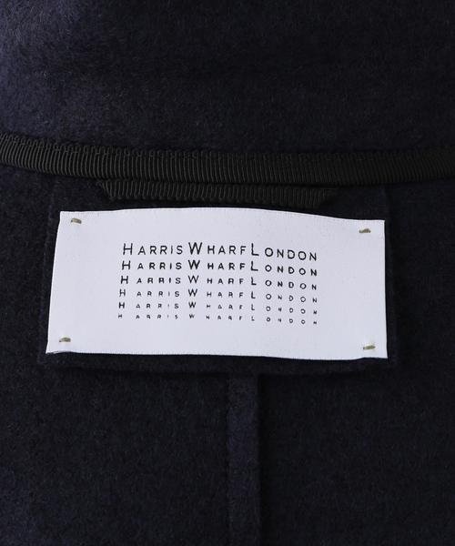journal standard L'essage(ジャーナルスタンダードレサージュ)の「HARRIS WHARF LONDON 別注 Women dropped shoulder d.b. コート(その他アウター・レディース・ネイビー/パープル/ベージュ系その他・40)」の21枚目の写真