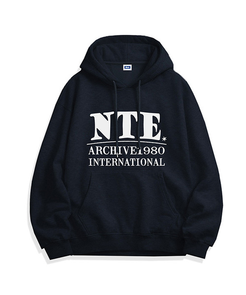 NTET（エンティーイーティー）の「クアッドロゴパーカー（5色）（パーカー・メンズ・ホワイト/ライトグレー/ブラック/ネイビー/グレー・SMALL/MEDIUM/LARGE/X-LARGE）」の5枚目の写真