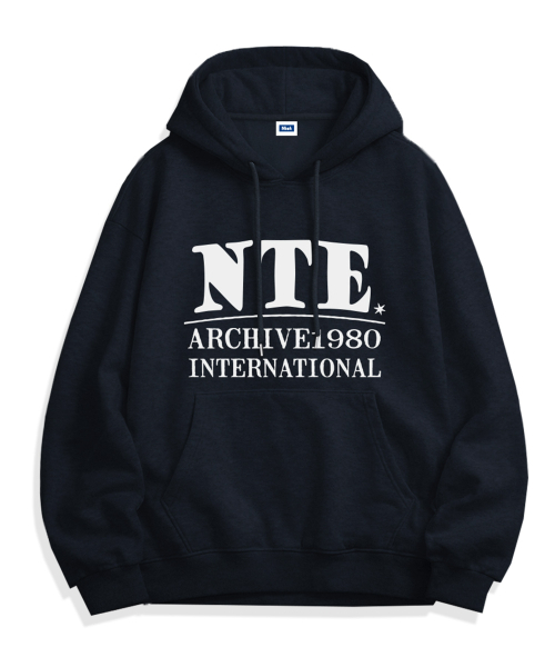 NTET（エンティーイーティー）の「クアッドロゴパーカー（5色）（パーカー・メンズ・ホワイト/ライトグレー/ブラック/ネイビー/グレー・SMALL/MEDIUM/LARGE/X-LARGE）」の9枚目の写真