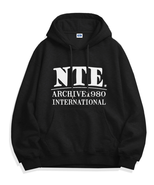 NTET（エンティーイーティー）の「クアッドロゴパーカー（5色）（パーカー・メンズ・ホワイト/ライトグレー/ブラック/ネイビー/グレー・SMALL/MEDIUM/LARGE/X-LARGE）」の10枚目の写真