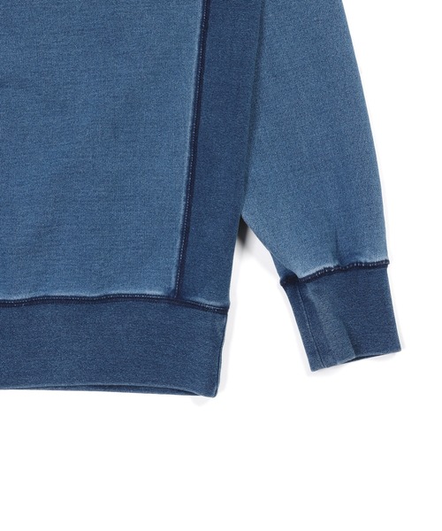 INDIGO LABEL]INDIGO SWEATSHIRT：インディゴ スウェットシャツ（T