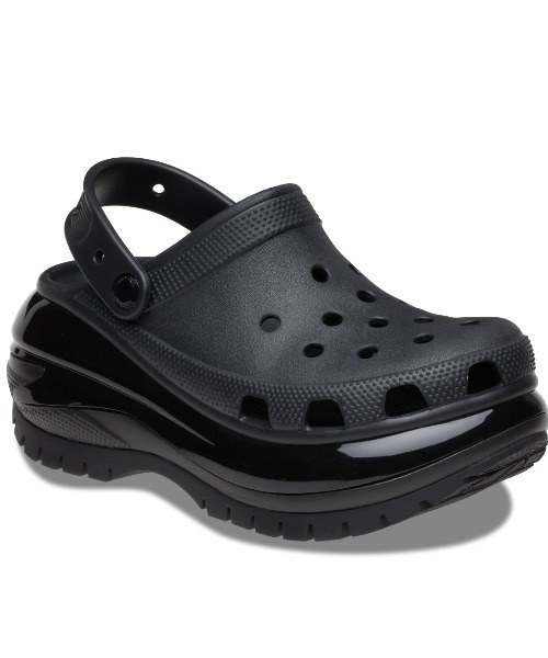 crocs（クロックス）の「クロックス crocs Mega Crush Clog Blk（サンダル・メンズ・ブラック・22.0cm/23.0cm/24.0cm）」の5枚目の写真