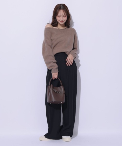 Mystrada(マイストラーダ)の「ストレートパンツ(その他パンツ・レディース・グレー/ブラック/ホワイト/ブラウン・34/36/38)」の5枚目の写真