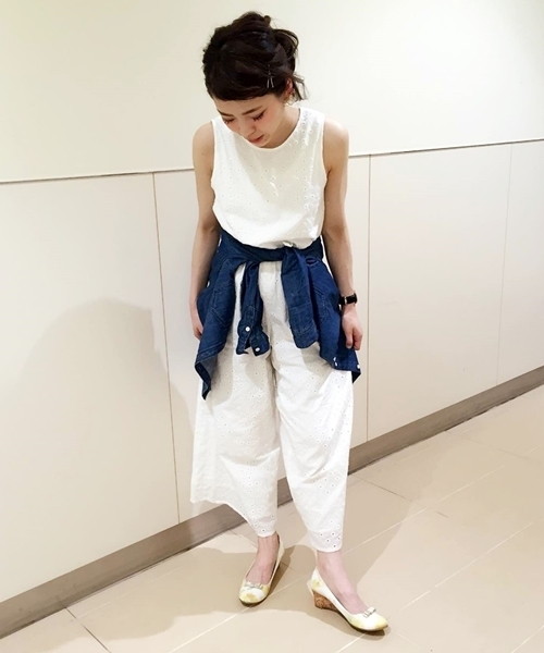 LE TALON（ルタロン）の「5CMリボンソフトウェッジ◆（パンプス・レディース・ベージュ/イエロー/ブラック・35.5/36.5/36/37/37.5）」の12枚目の写真