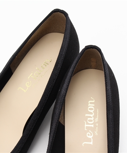 LE TALON（ルタロン）の「5CMリボンソフトウェッジ◆（パンプス・レディース・ベージュ/イエロー/ブラック・35.5/36.5/36/37/37.5）」の8枚目の写真