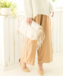 Re:EDIT | [Re:EDIT/リエディ]＜2016 SS春新作＞フリンジデザインクラッチバッグ(クラッチバッグ)