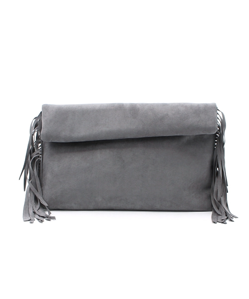 Re:EDIT（リエディ）の「フリンジデザインクラッチバッグ（クラッチバッグ・レディース・ブラック/グレー/ベージュ・FREE）」の14枚目の写真