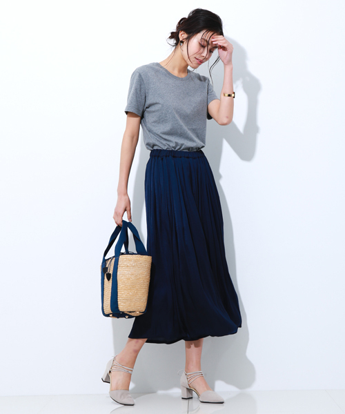 cache cache（カシュ カシュ）の「【cachecache】ストローボンネルテープかごバッグ/カシュカシュ（かごバッグ・レディース・アイボリー/カーキ/ネイビー・FREE）」の18枚目の写真